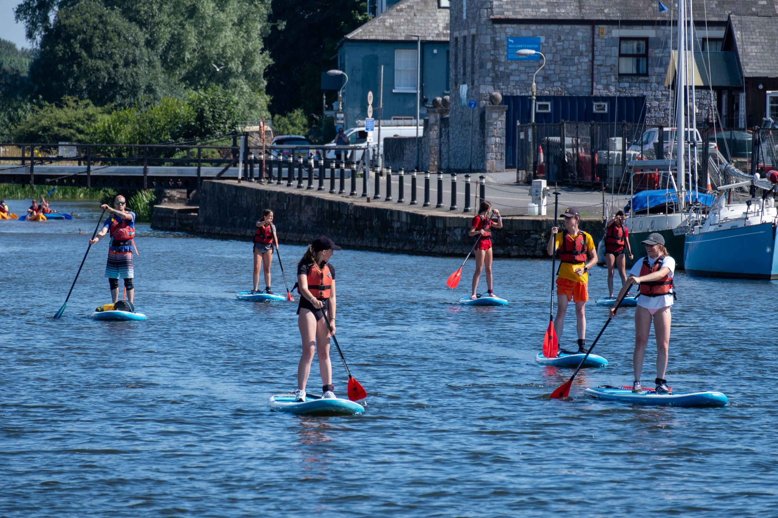 Paddleboarding en Isca