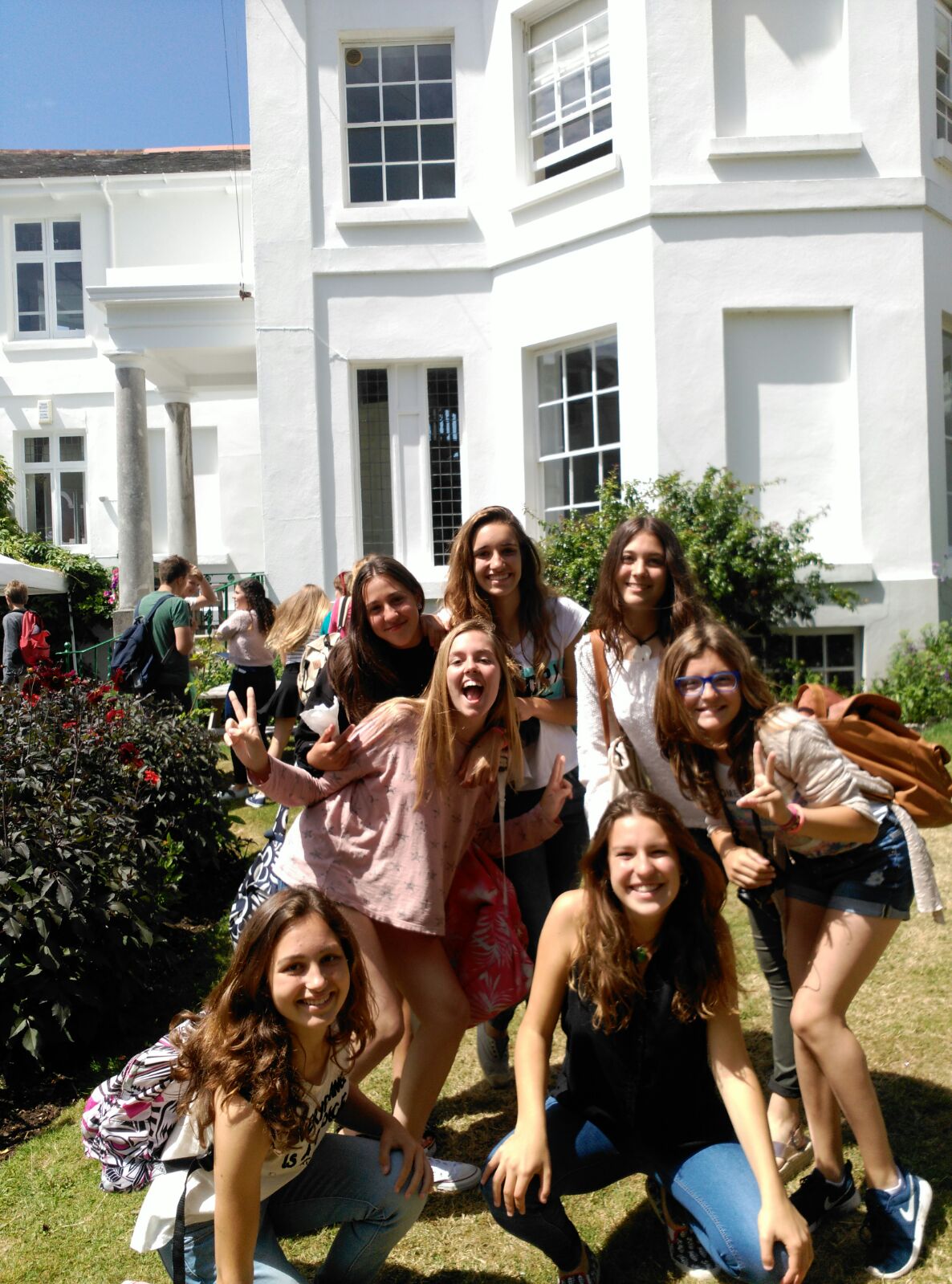 Adolescentes que aprenden inglés